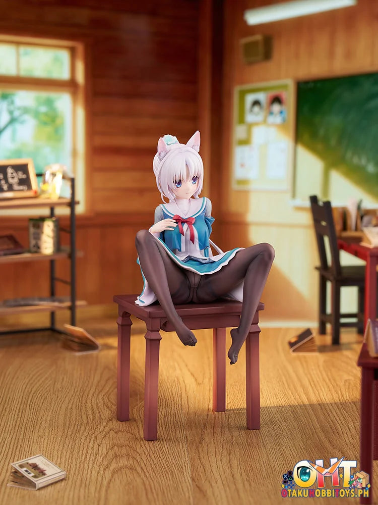 Luminous Box Senren＊Banka 1/7 Yoshino Tomotake: Animal Ears School Uniform Ver. - Scale Figure