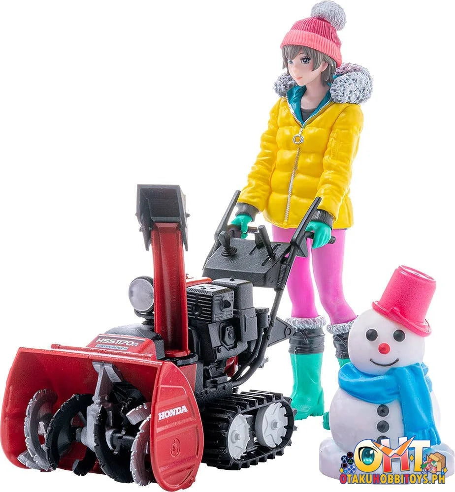 Max Factory None PLAMAX MF 62: minimum factory Minori with Honda Small Snow Plow HSS1170n (JX) Plastic Model