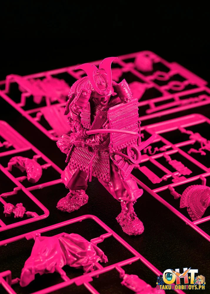 Max Factory PLAMAX 1/12 Kamakura Period Armored Warrior: Pink Color Edition Plastic Model