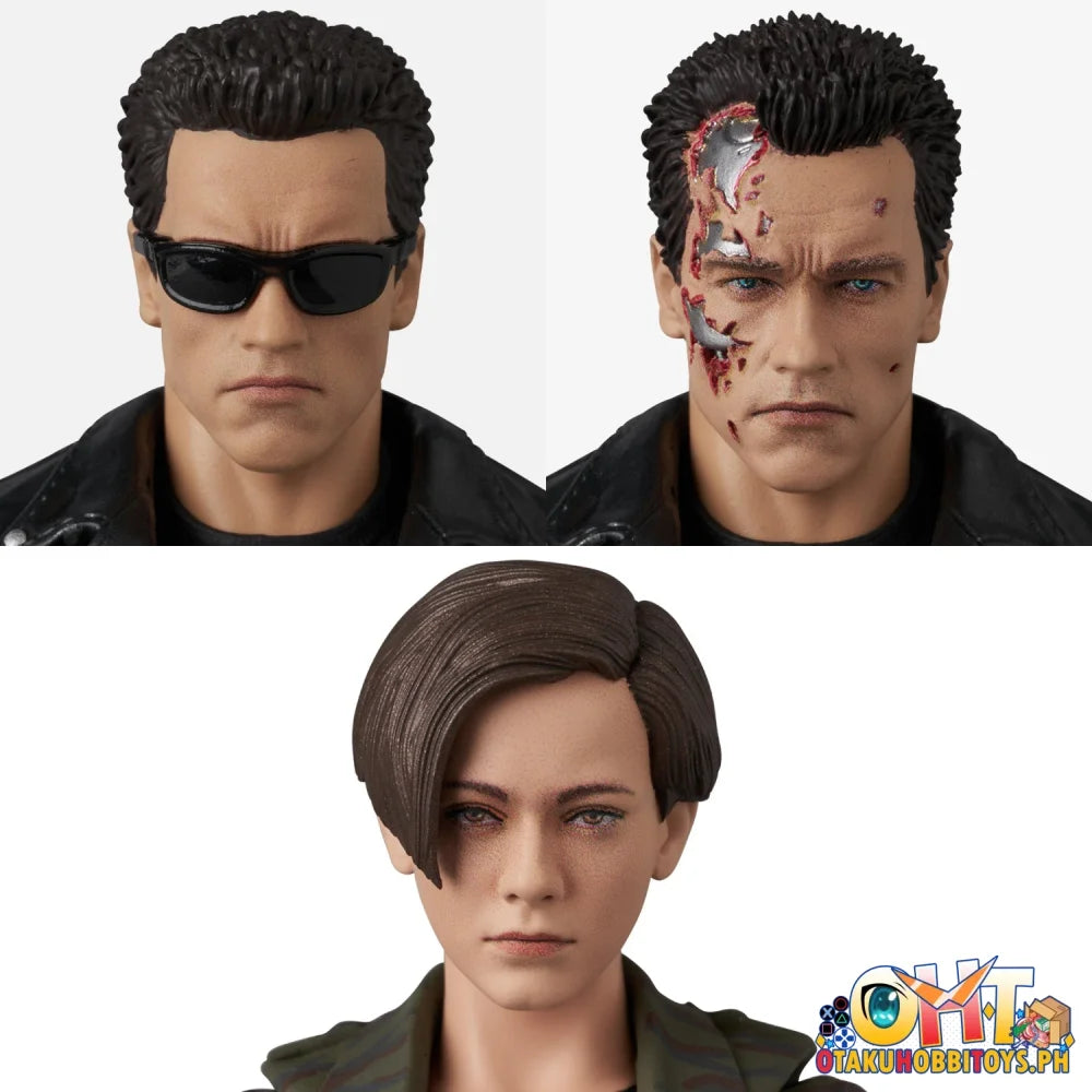 Medicom Toys MAFEX T-800 (T2 Ver.) & John Connor Articulated Figure