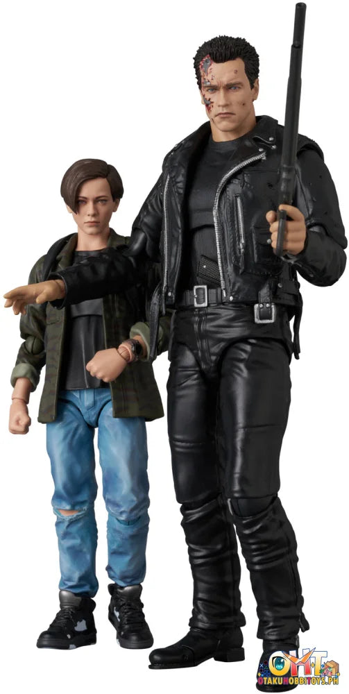 Medicom Toys MAFEX T-800 (T2 Ver.) & John Connor Articulated Figure