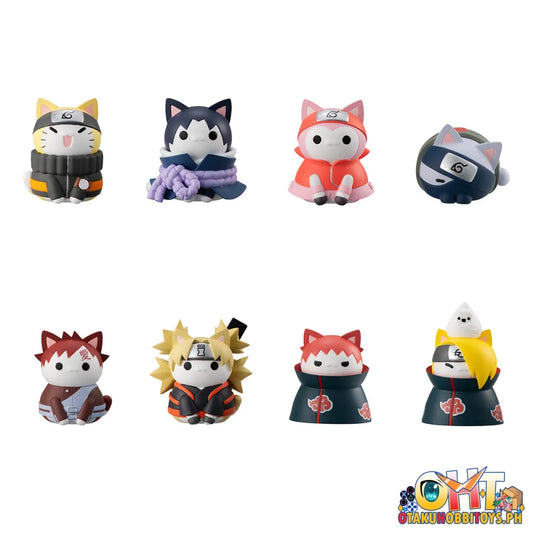 Mega Cat Project Naruto Shippuden Nyaruto! Ver. Battle With Akatsuki(Repeat) Box Of 8 Gachafig