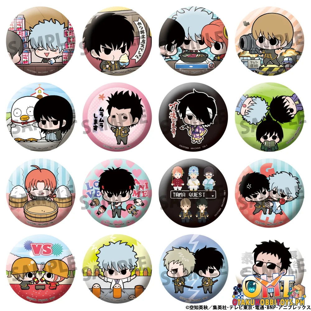 Megahouse BOX OF 16 - Metal Badge Collection Gintama Famous Scene Ver. (Repeat)