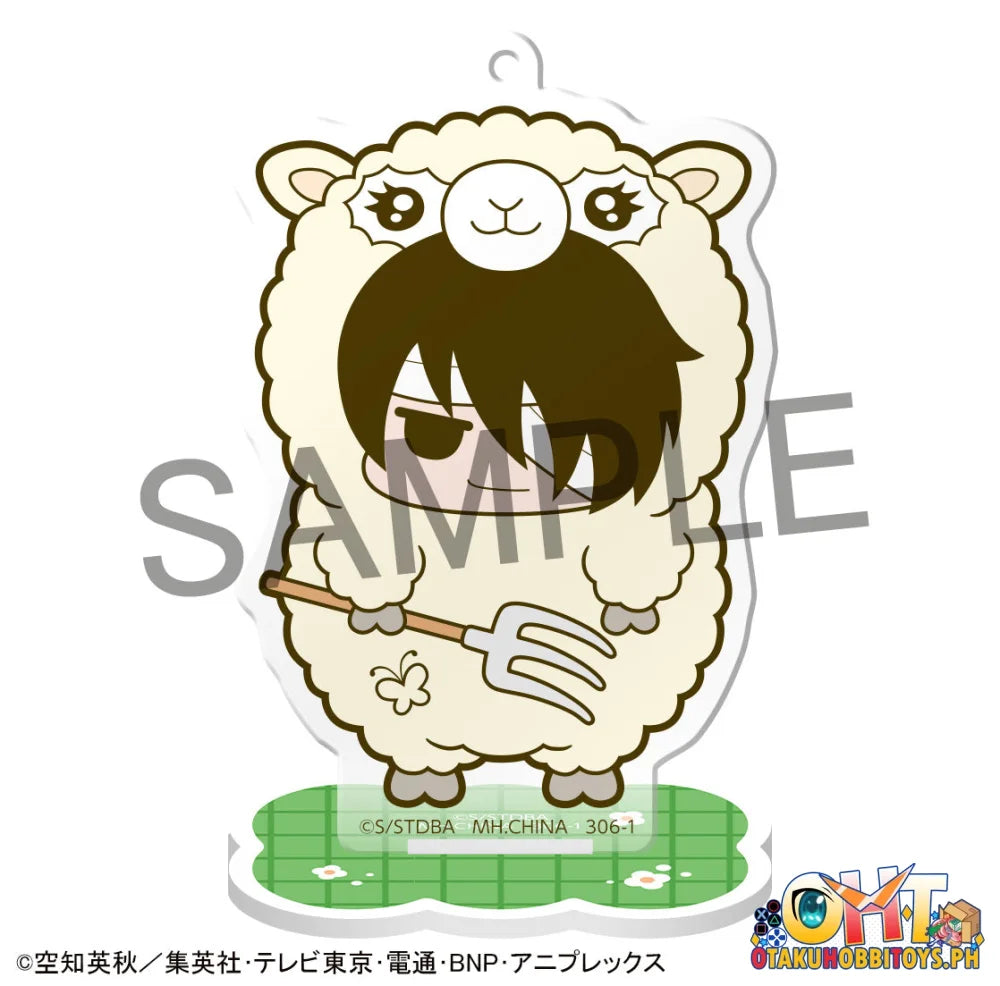 Megahouse box of 6 - Acrylic Stand Gintama Prince Hata & Animal Paradise Farm of Love & Peace