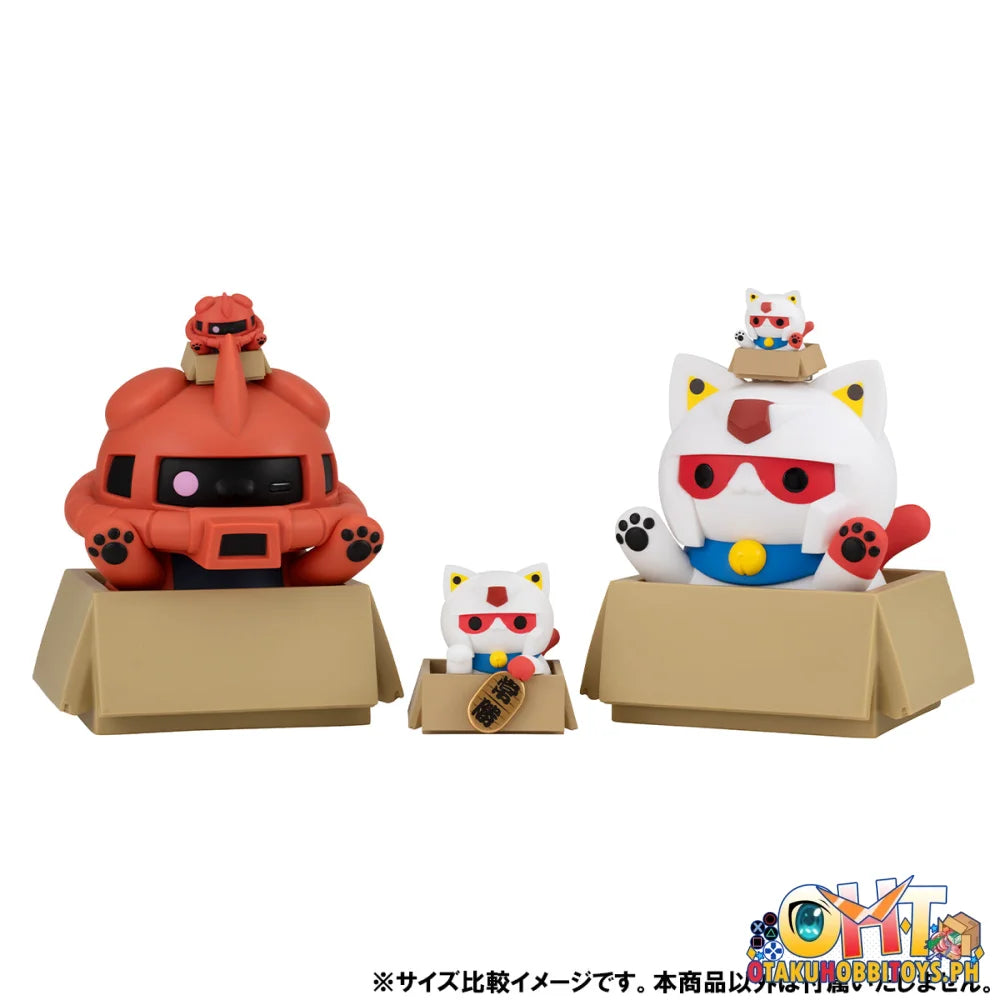Megahouse BOX OF 6 - MEGA CAT PROJECT MOBILE SUIT GUNDAM NYANDAM ☆LUCKYCAT