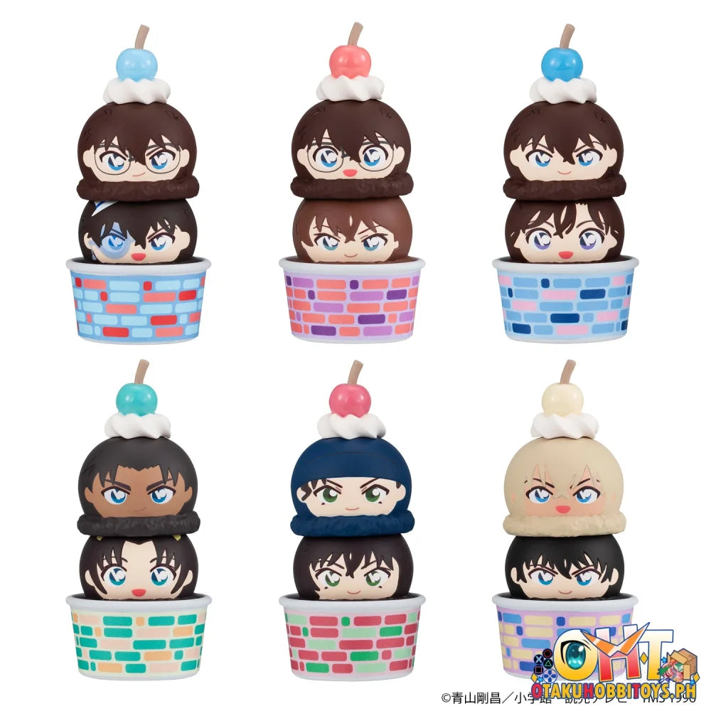 Megahouse BOX OF 6 Tsumichen Stack up & Change Detective Conan