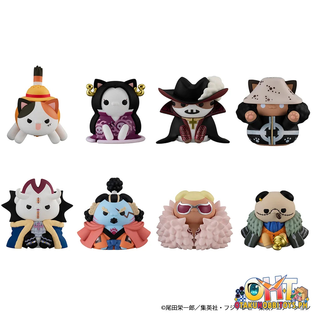 Megahouse BOX OF 8 MEGA CAT PROJECT ONE PIECE Nyan Piece Nyan! Luffy & the Seven Warlords of the Sea (Repeat)