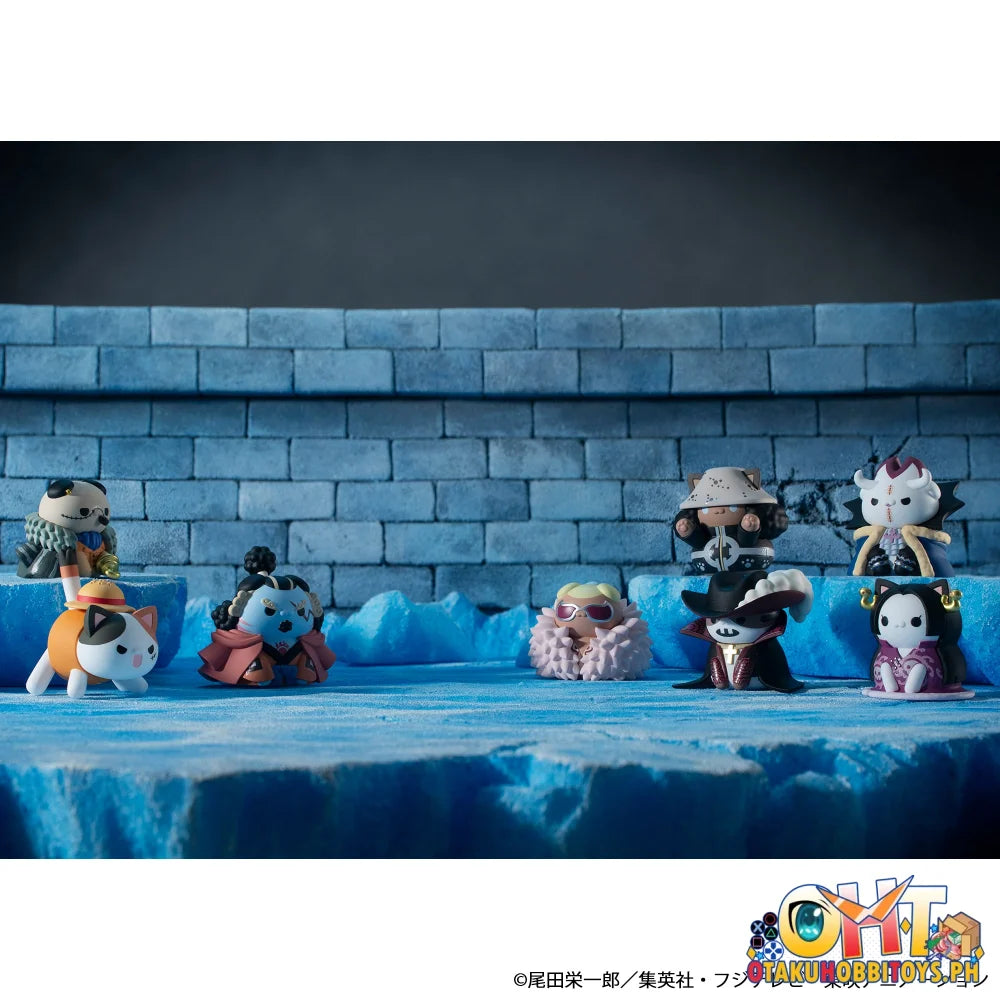 Megahouse BOX OF 8 MEGA CAT PROJECT ONE PIECE Nyan Piece Nyan! Luffy & the Seven Warlords of the Sea (Repeat)