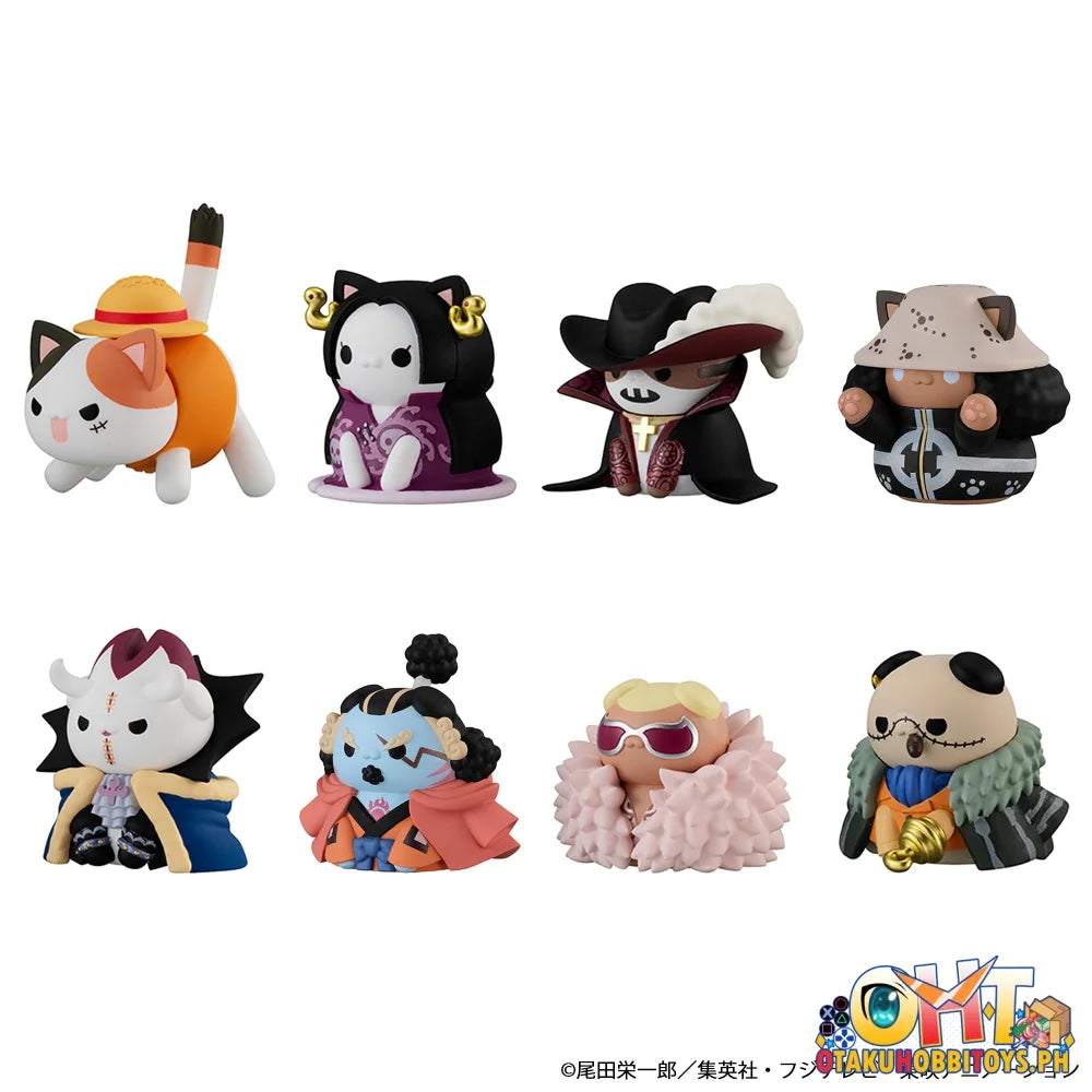 Megahouse BOX OF 8 MEGA CAT PROJECT ONE PIECE Nyan Piece Nyan! Luffy & the Seven Warlords of the Sea (Repeat)