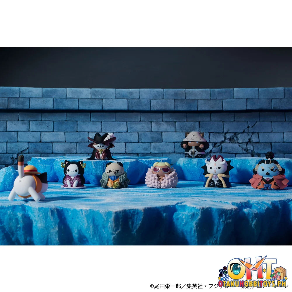Megahouse BOX OF 8 MEGA CAT PROJECT ONE PIECE Nyan Piece Nyan! Luffy & the Seven Warlords of the Sea (Repeat)
