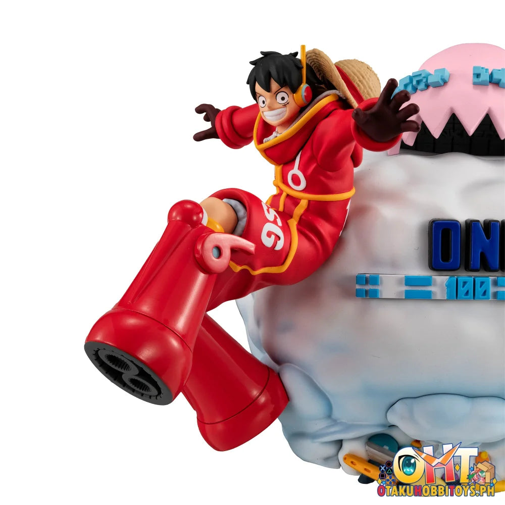 Megahouse Character Bank Standard One Piece Monkey D. Luffy Ver. Egghead Collectible