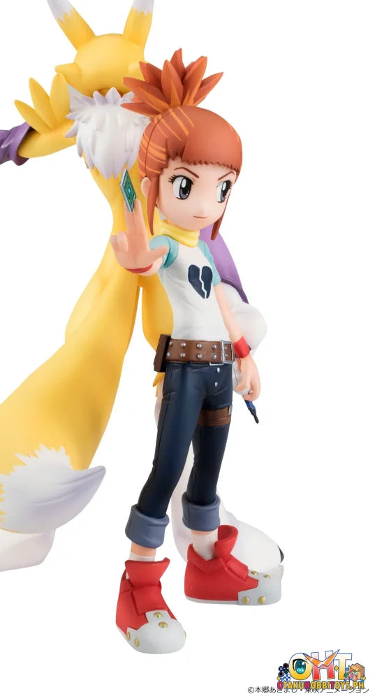 Megahouse G.E.M. Series Digimon Tamers Renamon & Ruki Makino (Repeat) - Scale Figure