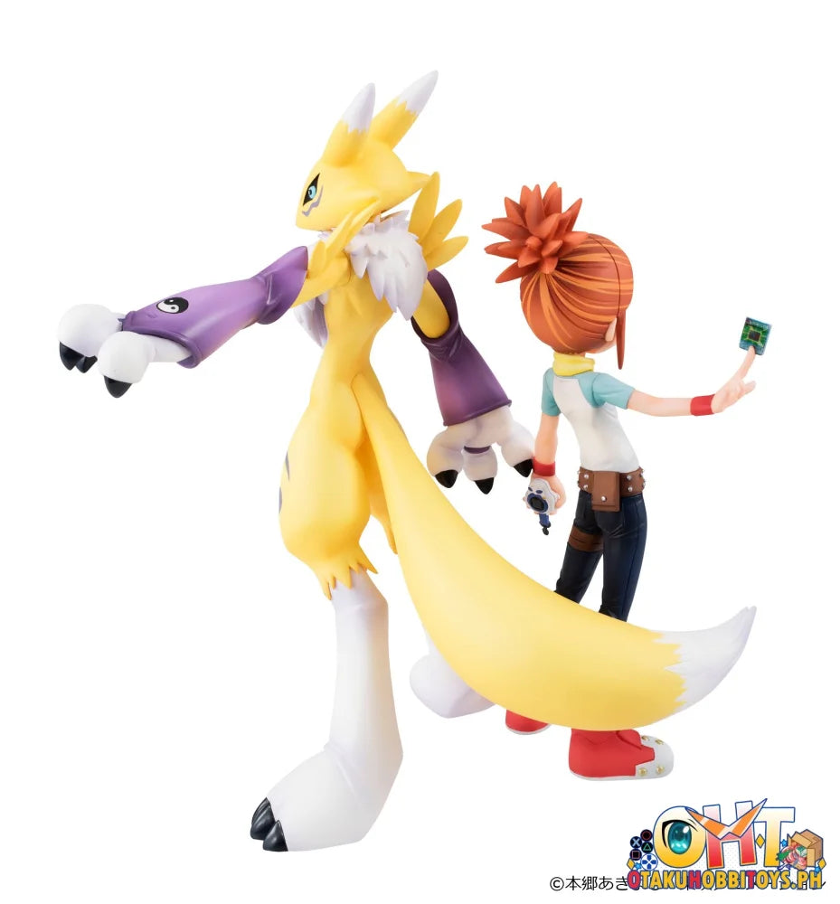Megahouse G.E.M. Series Digimon Tamers Renamon & Ruki Makino (Repeat) - Scale Figure
