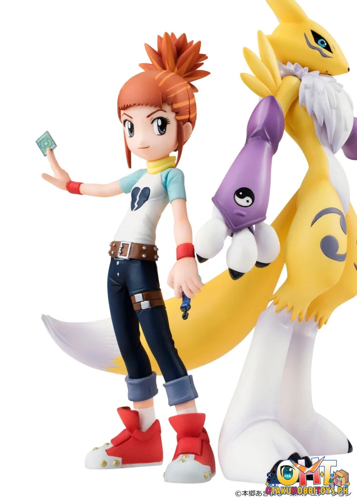 Megahouse G.E.M. Series Digimon Tamers Renamon & Ruki Makino (Repeat) - Scale Figure