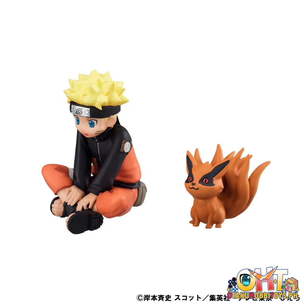 Megahouse G.E.M. Series GAIDEN NARUTO SHIPPUDEN UZUMAKI NARUTO & BIJU SET (Repeat) Scale Figure