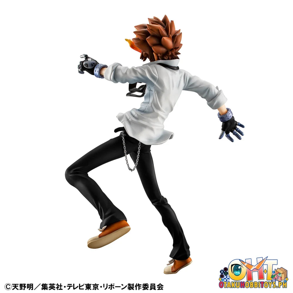 Megahouse G.E.M. Series Katekyo Hitman Reborn! Tsunayoshi Sawada & Kyoya Hibari & Reborn set (Repeat) Scale Figure
