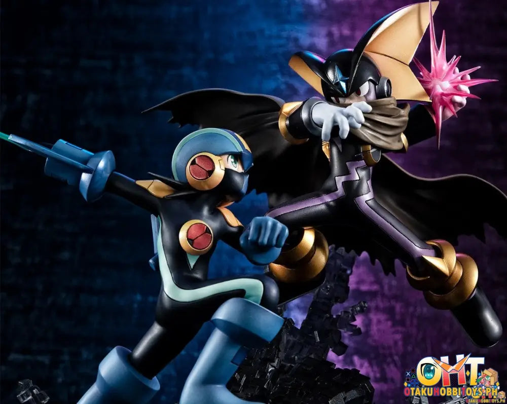 Megahouse Game Characters Collection Dx: Megaman Vs Bass Scale Figure