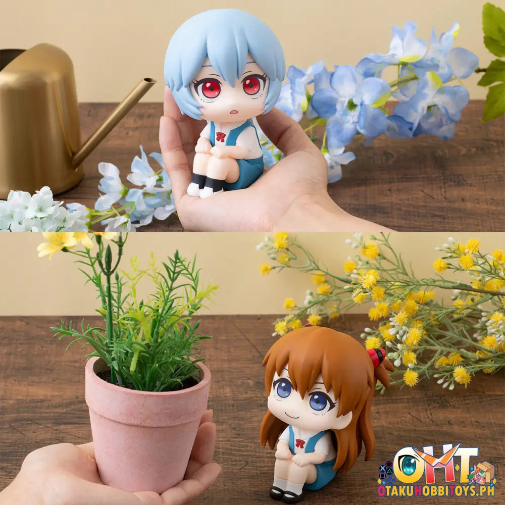 Megahouse Look Up Rebuild Of Evangelion Rei Ayanami Shikinami Asuka Langley Set [With Gift]