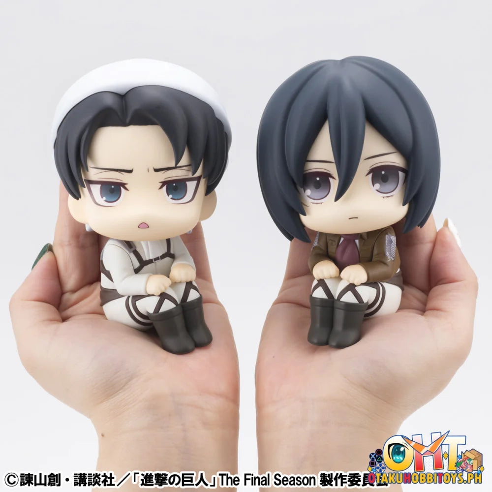 Megahouse Lookup Attack on Titan Levi Cleaning up Ver. & Mikasa Ackerman set [with gift]
