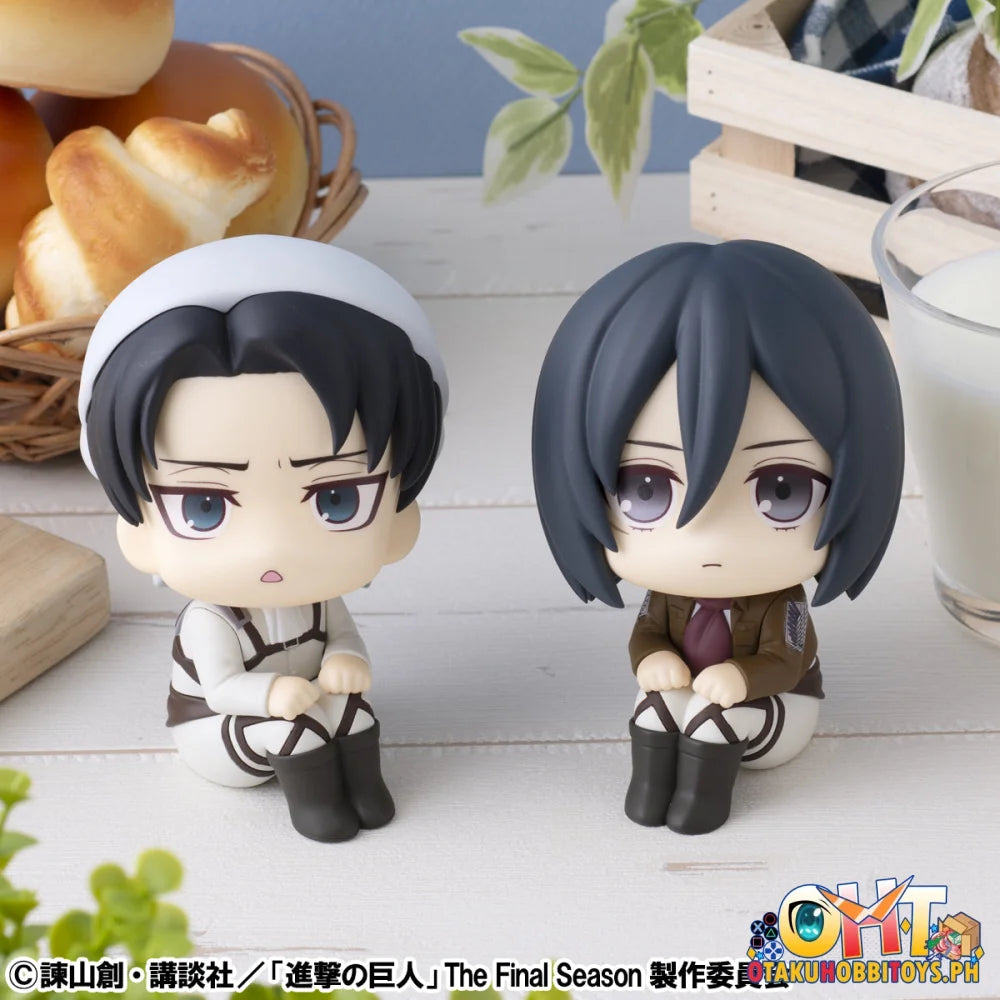 Megahouse Lookup Attack on Titan Levi Cleaning up Ver. & Mikasa Ackerman set [with gift]