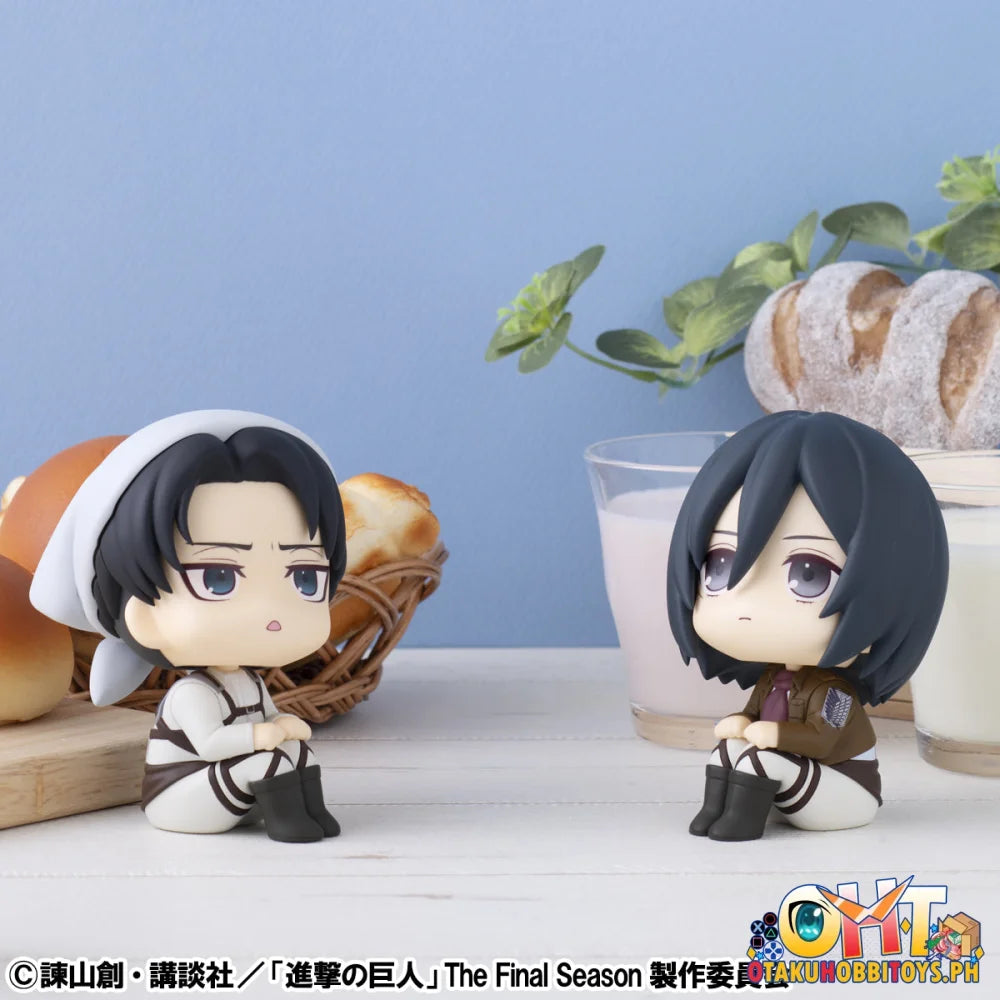 Megahouse Lookup Attack on Titan Levi Cleaning up Ver. & Mikasa Ackerman set [with gift]