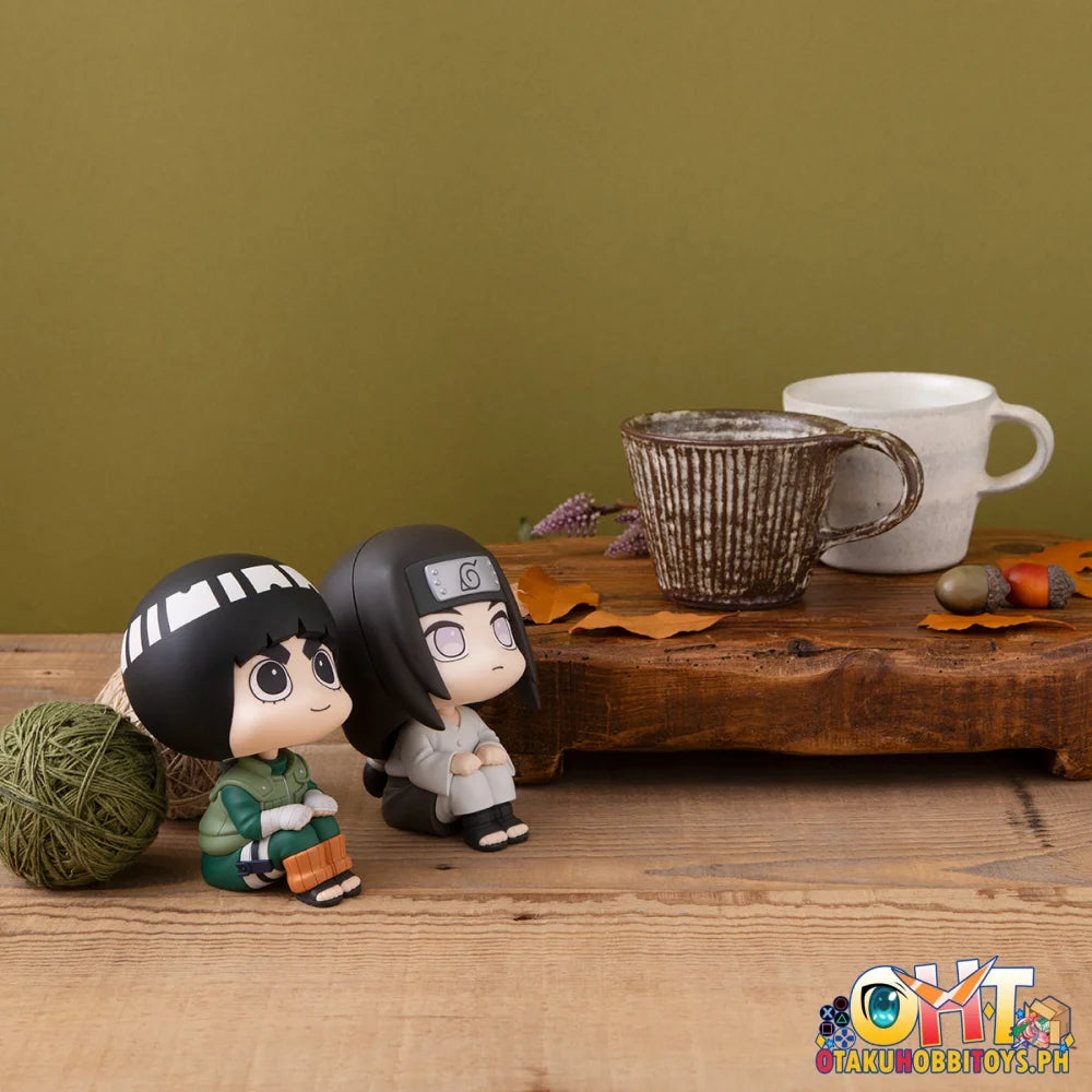 Megahouse LookUp NARUTO Shippuden Rock Lee & Neji Hyuga Set [with Gift]