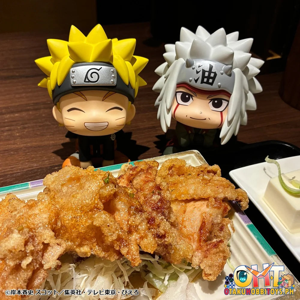 Megahouse Lookup NARUTO Shippuden Naruto Uzumaki Smile ver. & Jiraiya set [with gift]