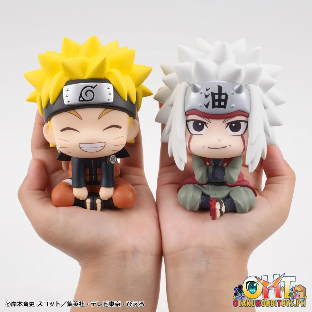 Megahouse Lookup NARUTO Shippuden Naruto Uzumaki Smile ver. & Jiraiya set [with gift]