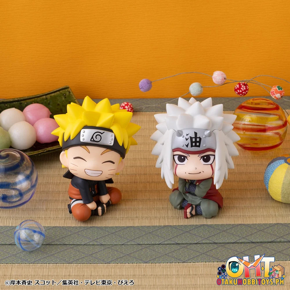 Megahouse Lookup NARUTO Shippuden Naruto Uzumaki Smile ver. & Jiraiya set [with gift]
