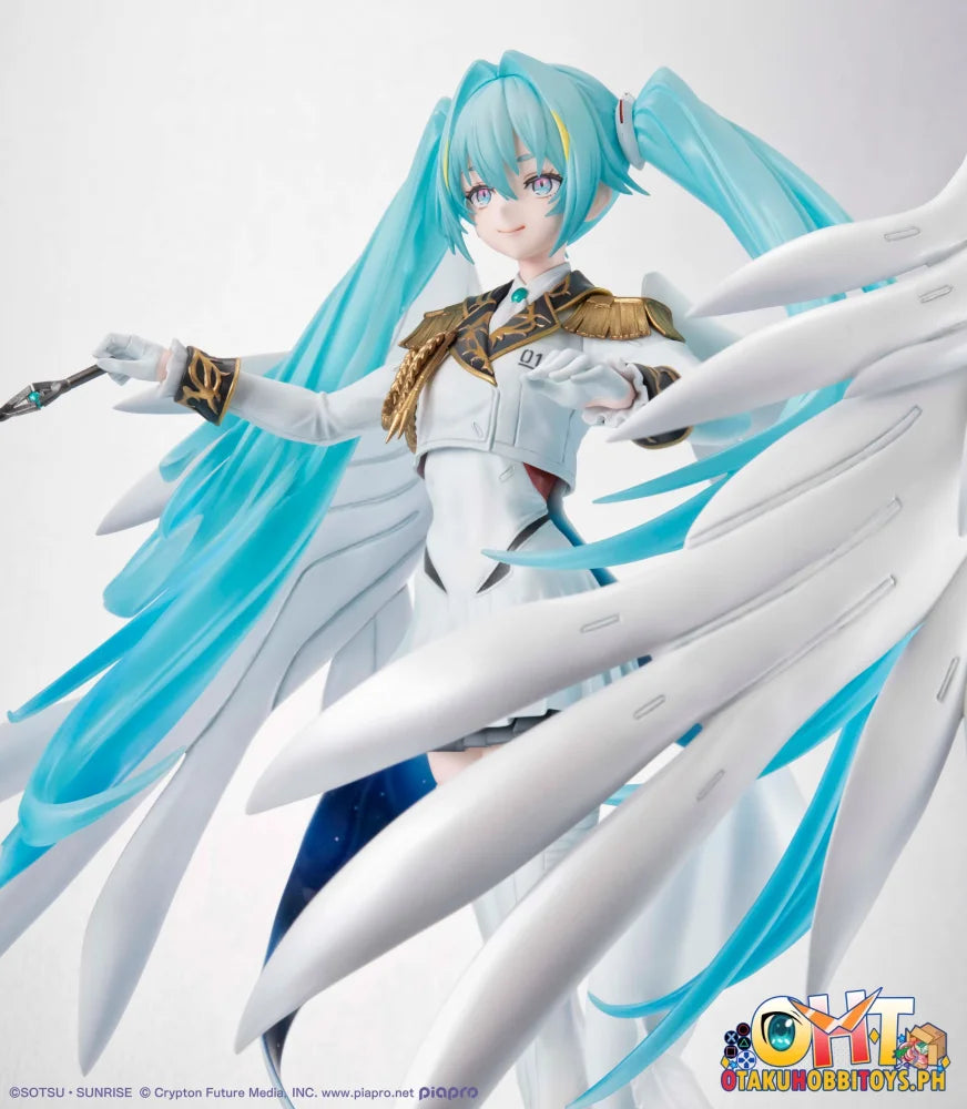 Megahouse Lucrea Mobile Suit Gundam 45th Anniversary X Hatsune Miku Hatsune Miku X Wing Gundam Zero EW Scale Figure