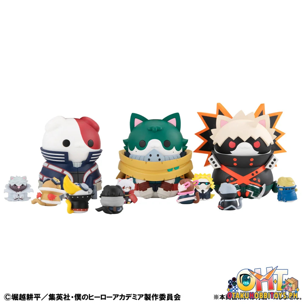 Megahouse MEGA CAT PROJECT My Hero AcademiaNyanto! The Big Heroaca Cats SeriesMidoriya & Bakugo & Todoroki set [with