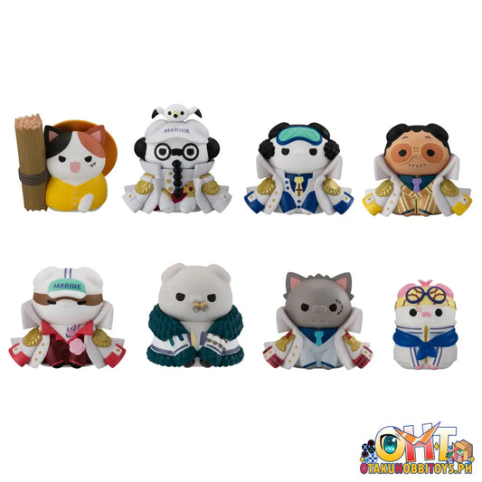 Megahouse Mega Cat Project One Piece Nyan Nyan! Luffy Vs Marines [Set Of 8]