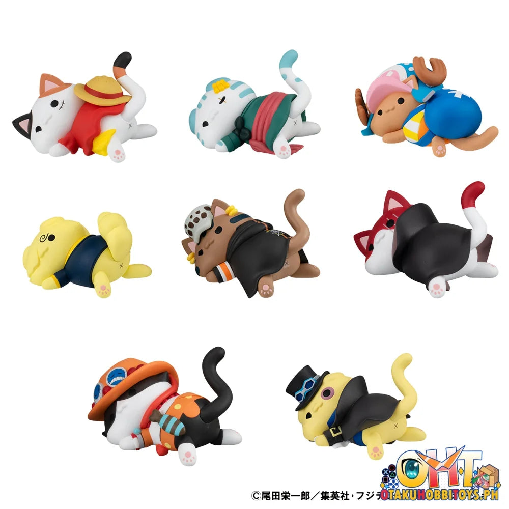 Megahouse MEGA CAT PROJECT ONE PIECE Nyan Piece Nyan！Stickie！- SET OF 8