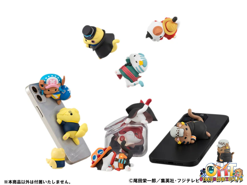 Megahouse MEGA CAT PROJECT ONE PIECE Nyan Piece Nyan！Stickie！- SET OF 8