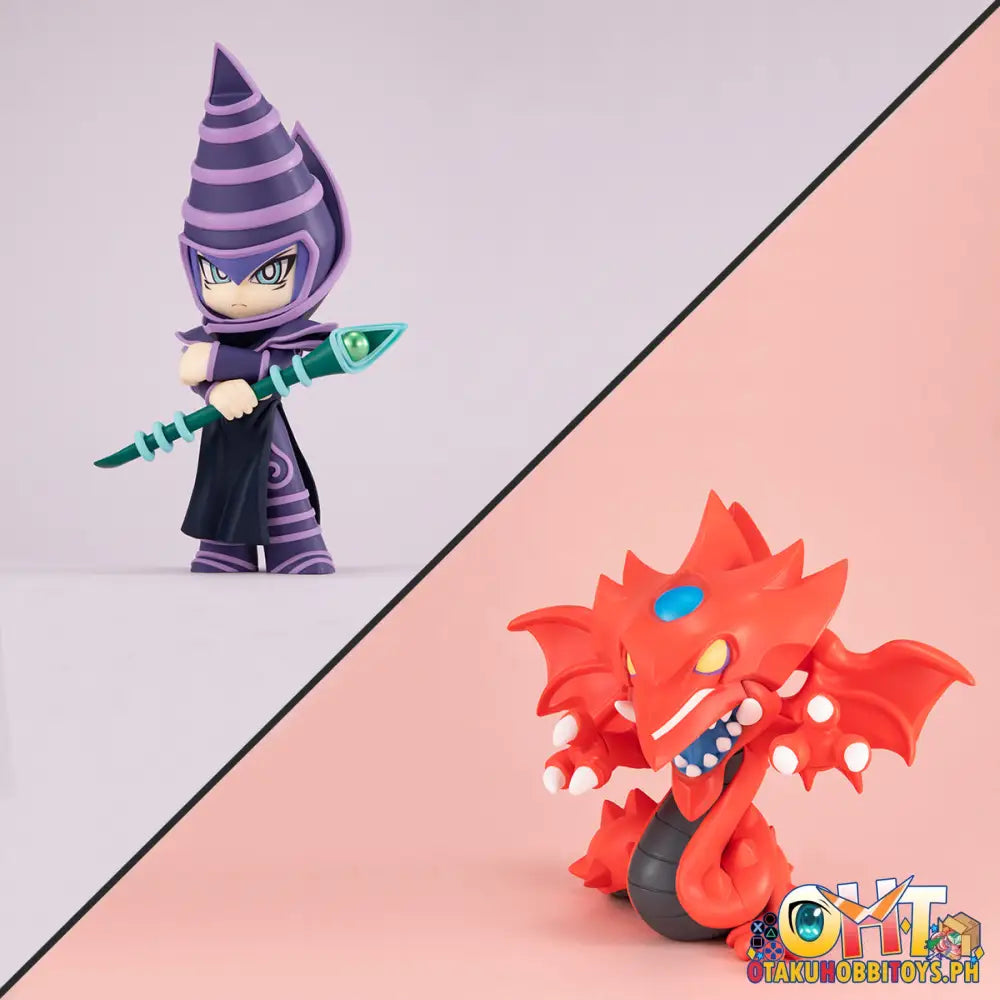 Megahouse Megatoon Yu-Gi-Oh! Duel Monsters Dark Magician & Slifer The Sky Dragon Set [With Gift]