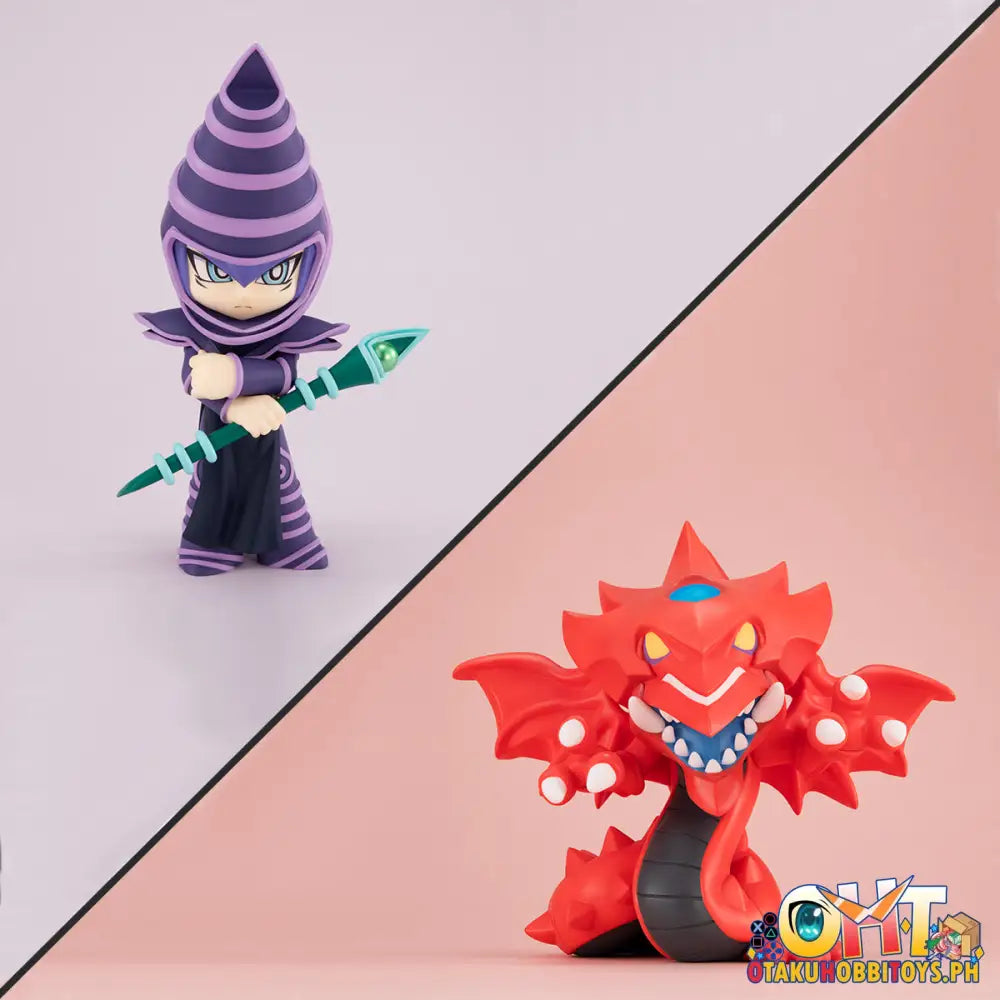 Megahouse Megatoon Yu-Gi-Oh! Duel Monsters Dark Magician & Slifer The Sky Dragon Set [With Gift]