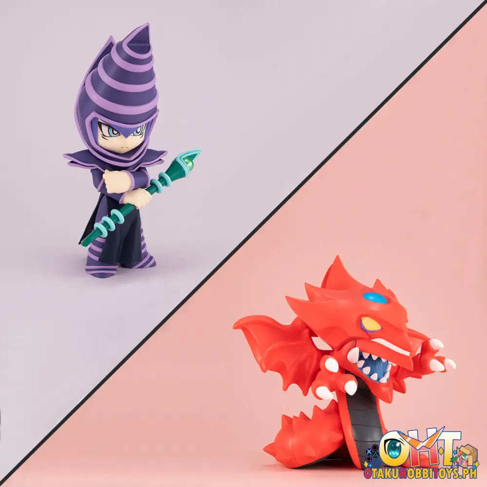 Megahouse Megatoon Yu-Gi-Oh! Duel Monsters Dark Magician & Slifer The Sky Dragon Set [With Gift]