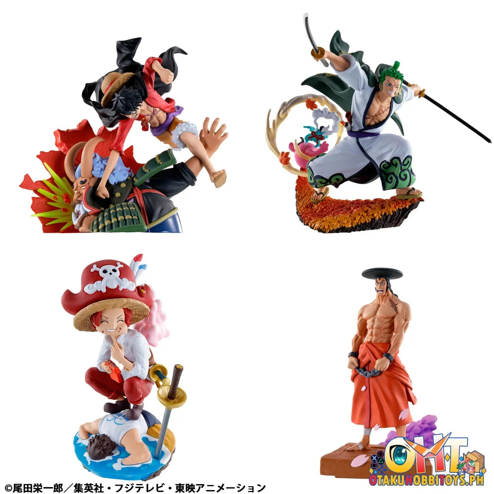 Megahouse Pettitrama series LOGBOX RE BIRTH ONE PIECE Wano Kuni vol.1 set (Repeat)