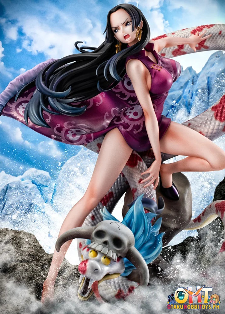 Megahouse Portrait.Of.Pirates ONE PIECE A×MAXIMUM Pirate Empress Boa Hancock Scale Figure