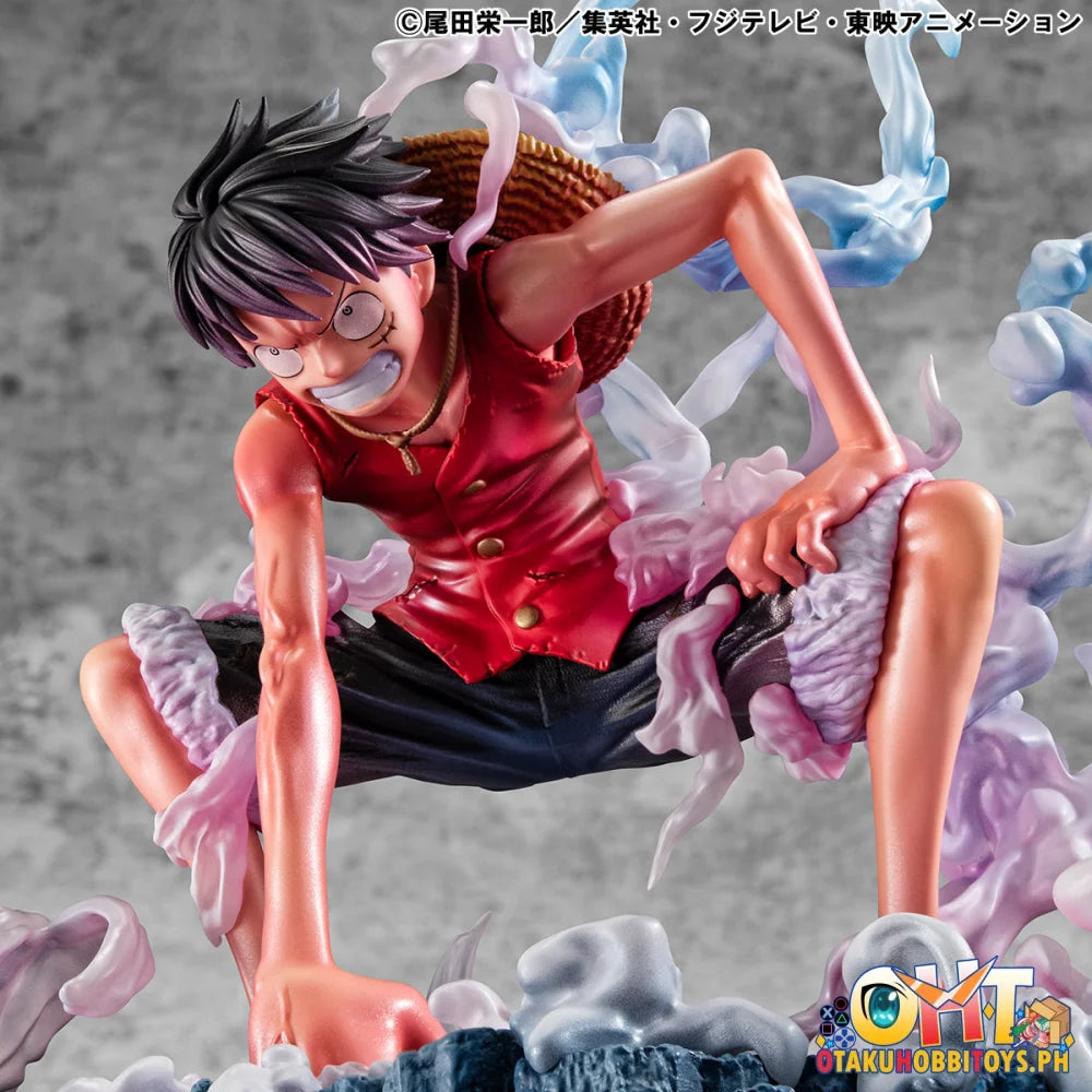 Megahouse Portrait.Of.Pirates ONE PIECE “LIMITED EDITION” Monkey D. Luffy Gear 2 Scale Figure
