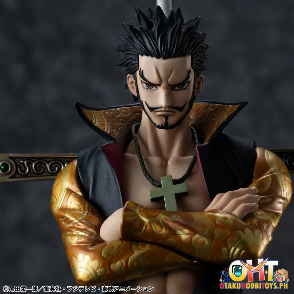 Megahouse Portrait.Of.Pirates ONE PIECE SA-LIMITED Hawk Eye Dracule Mihawk Ver.R Scale Figure