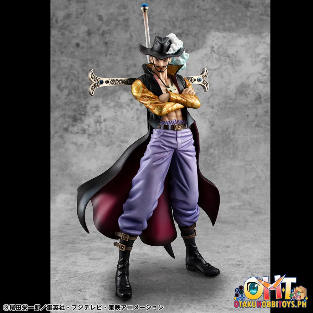 Megahouse Portrait.Of.Pirates ONE PIECE SA-LIMITED Hawk Eye Dracule Mihawk Ver.R Scale Figure