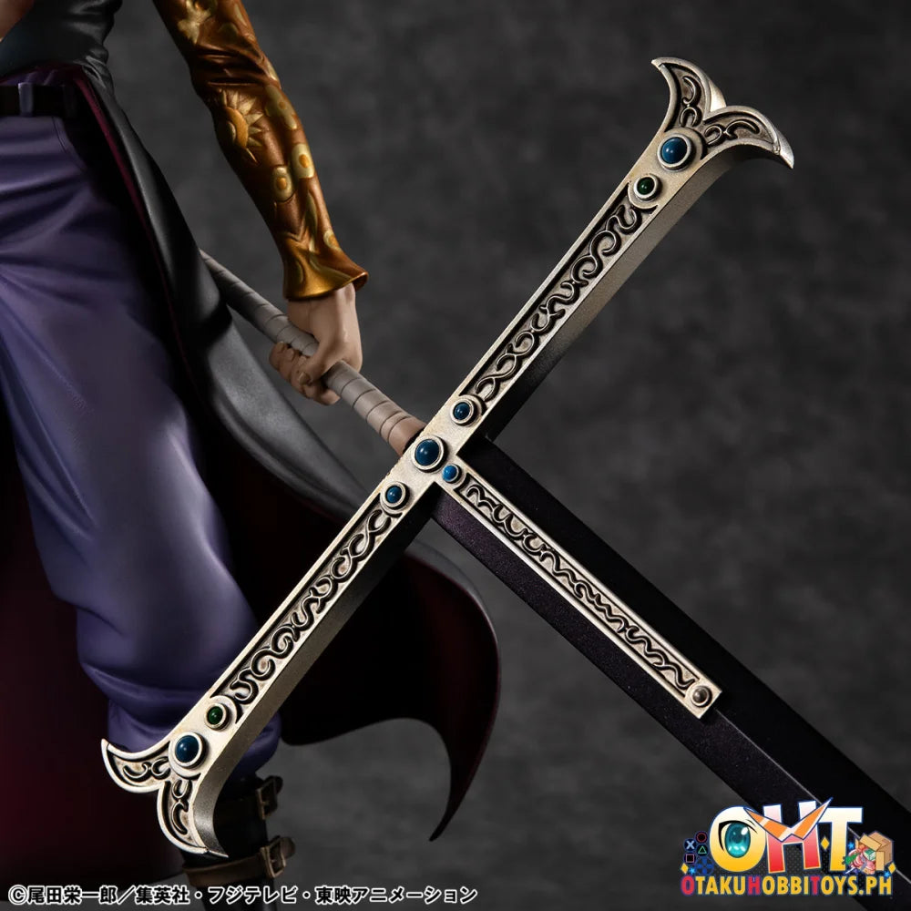 Megahouse Portrait.Of.Pirates ONE PIECE SA-LIMITED Hawk Eye Dracule Mihawk Ver.R Scale Figure