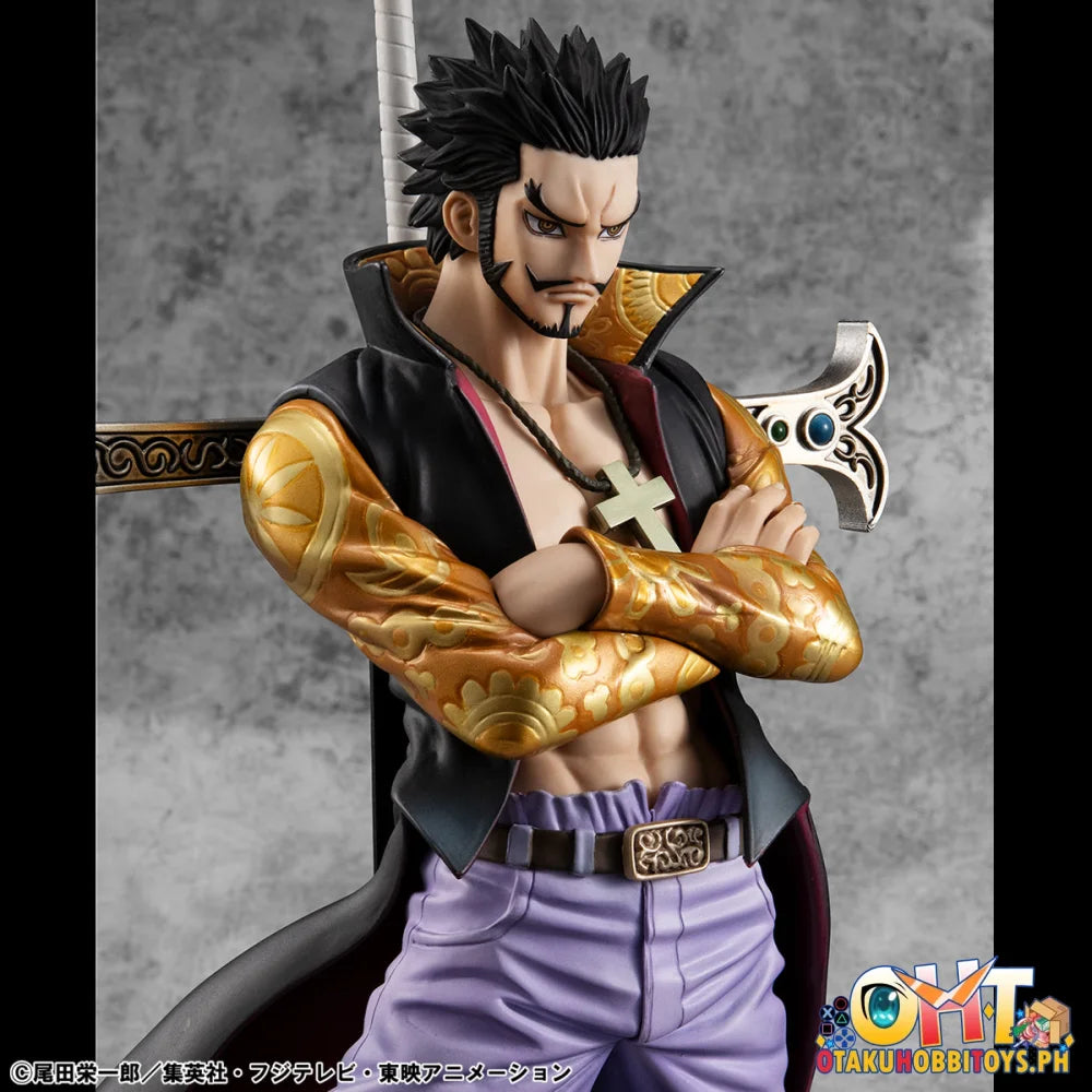Megahouse Portrait.Of.Pirates ONE PIECE SA-LIMITED Hawk Eye Dracule Mihawk Ver.R Scale Figure
