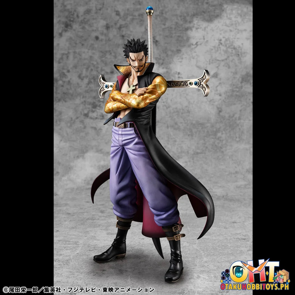 Megahouse Portrait.Of.Pirates ONE PIECE SA-LIMITED Hawk Eye Dracule Mihawk Ver.R Scale Figure
