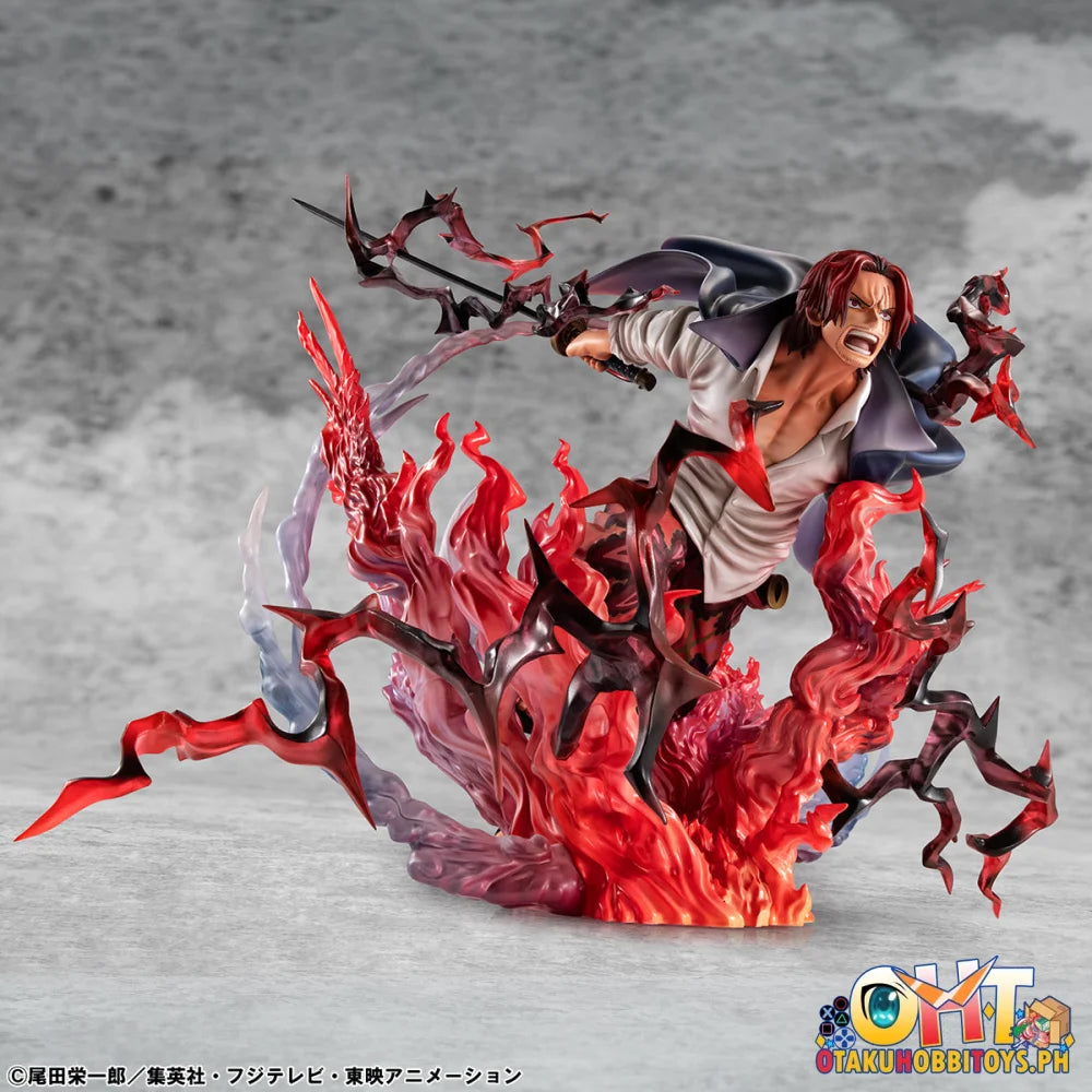 Megahouse Portrait.Of.Pirates ONE PIECE “SA-MAXIMUM”Leader of Red Hair Pirates Red-Haired Shanks Kamusari Scale Figure