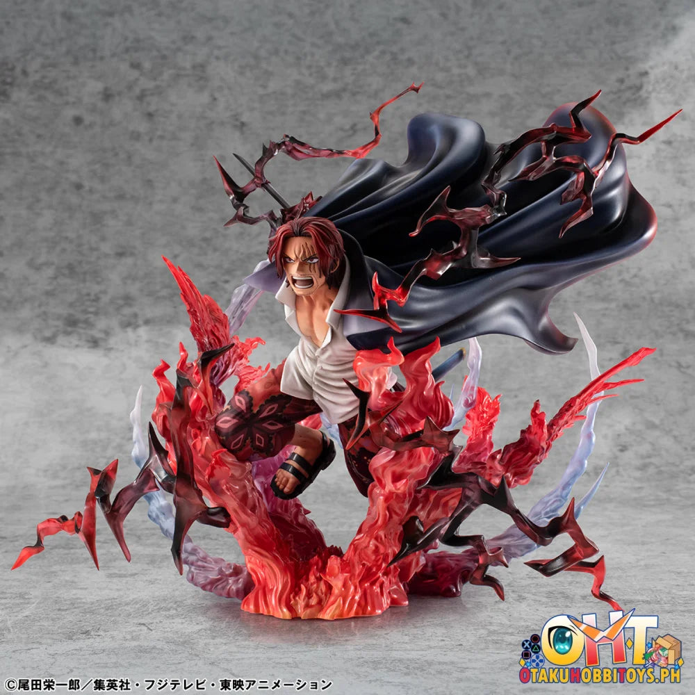 Megahouse Portrait.Of.Pirates ONE PIECE “SA-MAXIMUM”Leader of Red Hair Pirates Red-Haired Shanks Kamusari Scale Figure