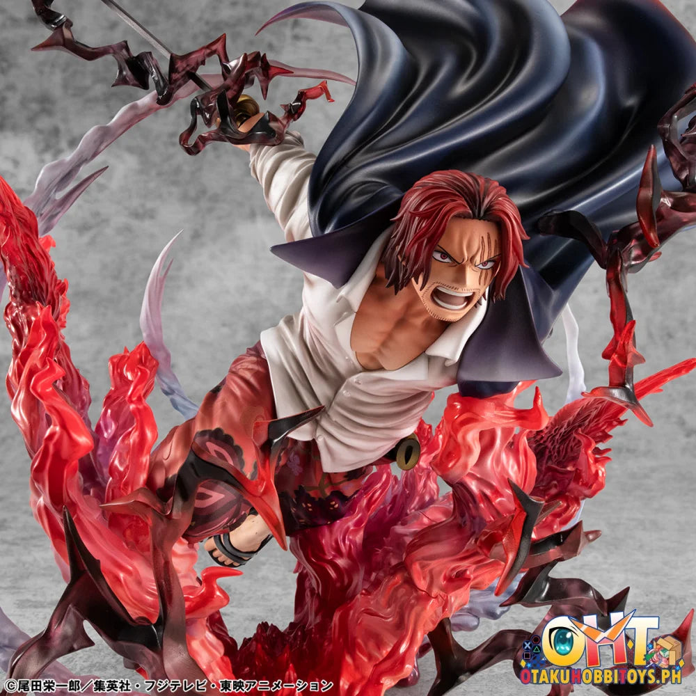 Megahouse Portrait.Of.Pirates ONE PIECE “SA-MAXIMUM”Leader of Red Hair Pirates Red-Haired Shanks Kamusari Scale Figure