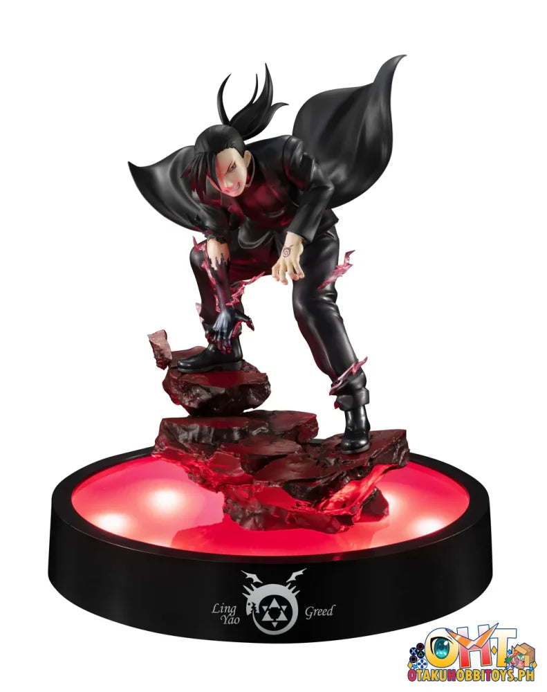 Megahouse Precious G.e.m. Fullmetal Alchemist Greed(Ling Yao) (Wiith Led Base Stand)(Repeat) Scale