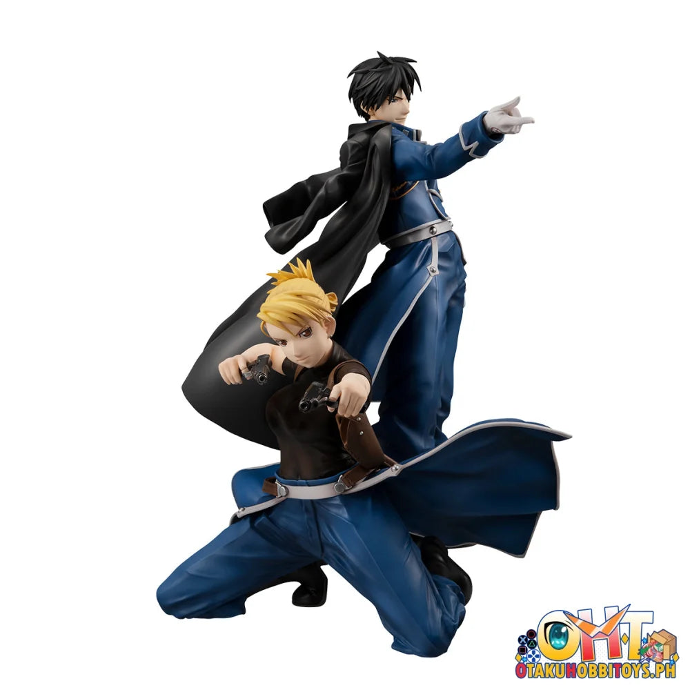 Megahouse Precious G.E.M. FULLMETAL ALCHEMIST Roy Mustang & Liza Hawkeye(Repeat) Scale Figure